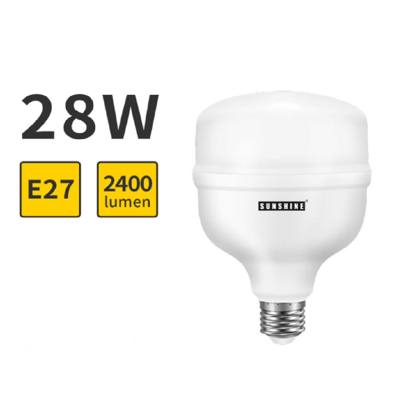 Sunshine 28W LED High Power Light Bulb (Up To 2400 Lumens) E27